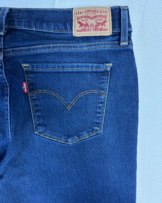 Levi's 314 Shaping Straight Dark Blue Jeans