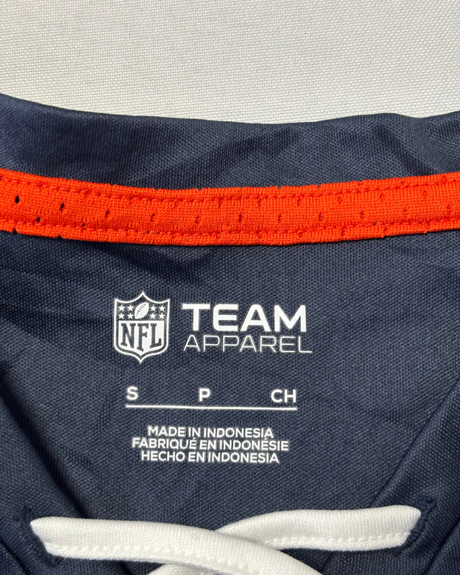 NFL Team Apparel Navy Blue Chicago Bears Women's Lace-Up Jersey