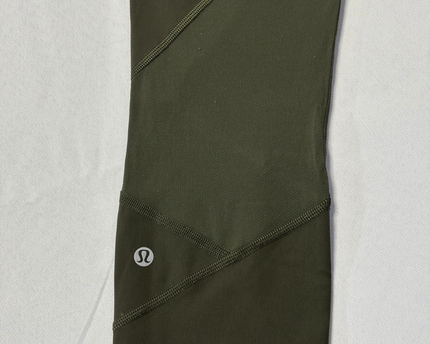 Lululemon Olive Green All The Right Places Crop Leggings
