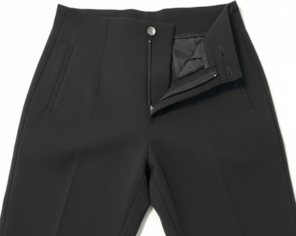 Zara Black High-Waisted Tailored Trousers
