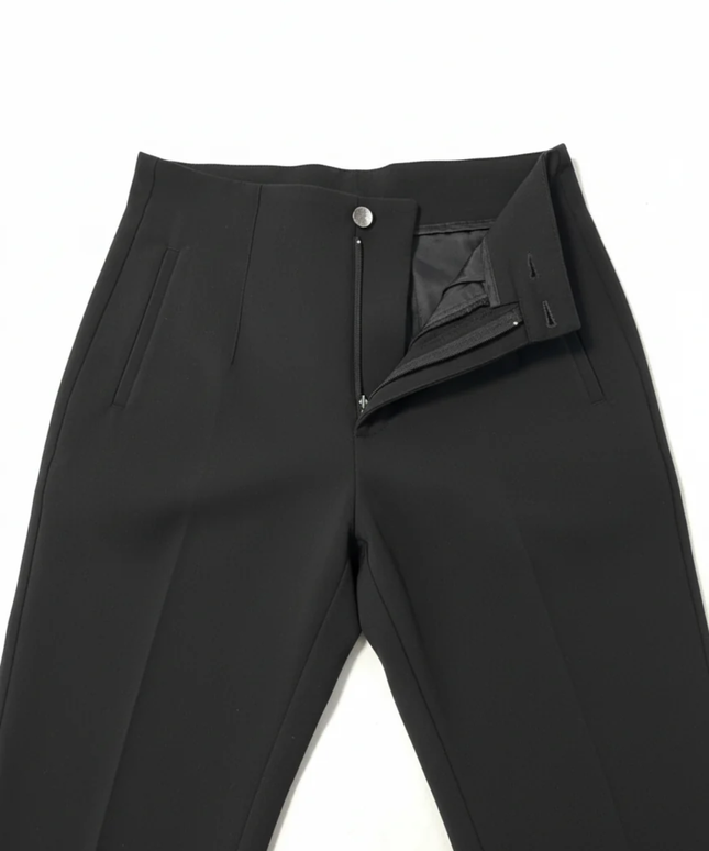 Zara Black High-Waisted Tailored Trousers