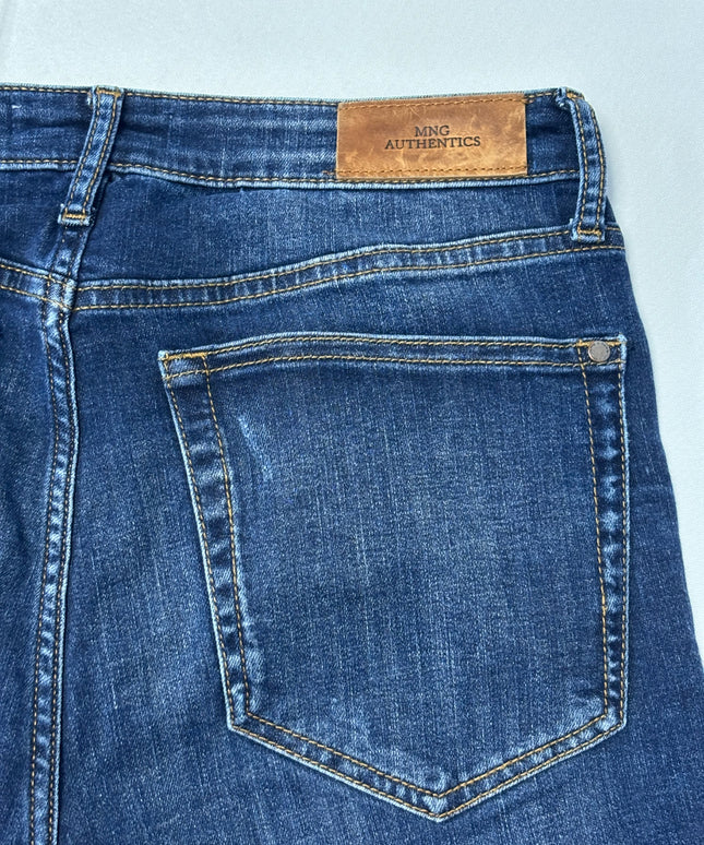 Mango Blue Soho Skinny Denim Jeans