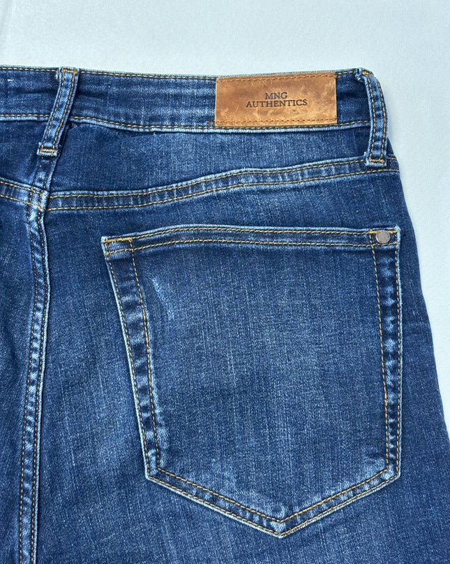 Mango Blue Soho Skinny Denim Jeans