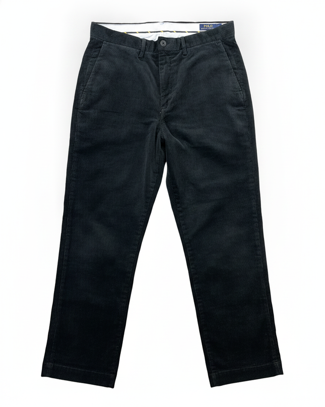 Polo Ralph Lauren Black Stretch Classic Fit Corduroy Pants