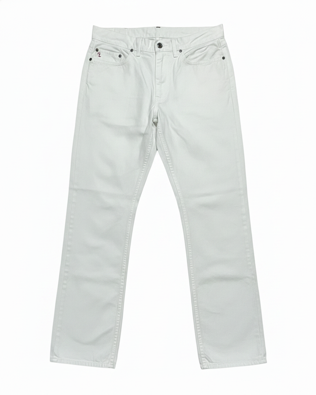 Polo Ralph Lauren White Straight Leg Jeans