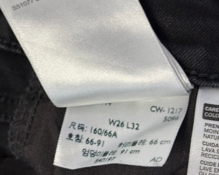 Levi's Black 721 High Rise Skinny Jeans