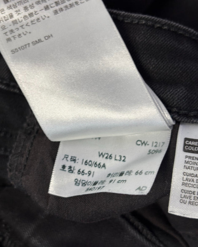 Levi's Black 721 High Rise Skinny Jeans