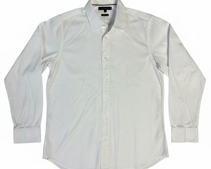 Tommy Hilfiger White Long Sleeve Button-Down Shirt