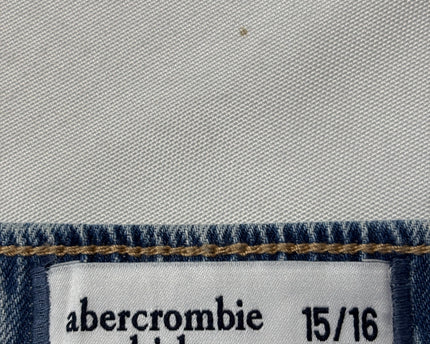 Abercrombie Kids Blue Denim Wrap Skort