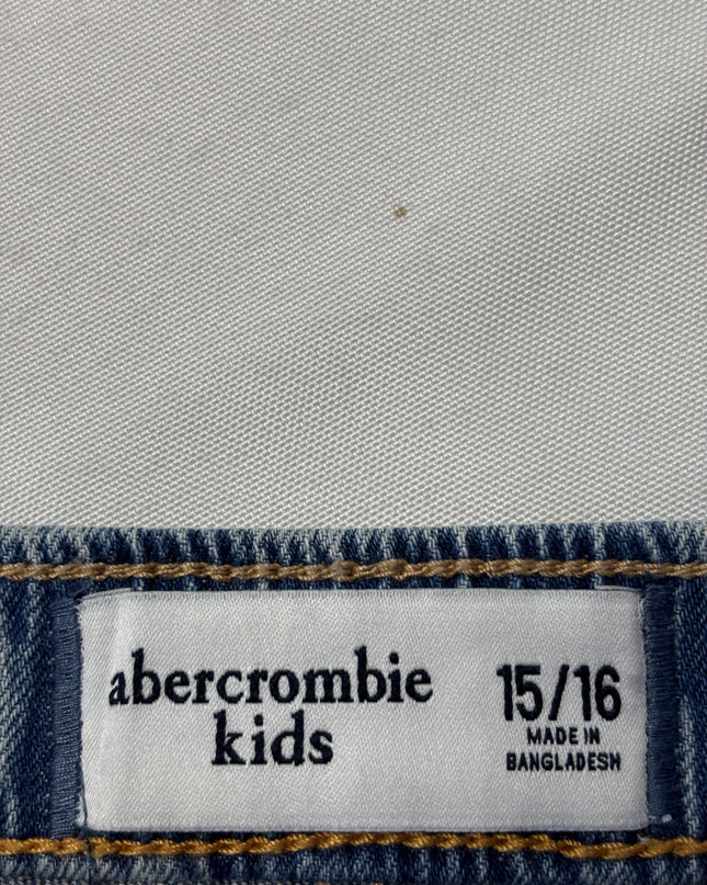 Abercrombie Kids Blue Denim Wrap Skort