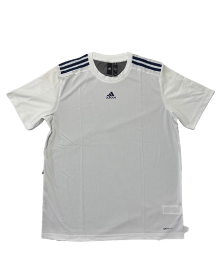 Adidas Aeroready White & Grey Training T-Shirt - L