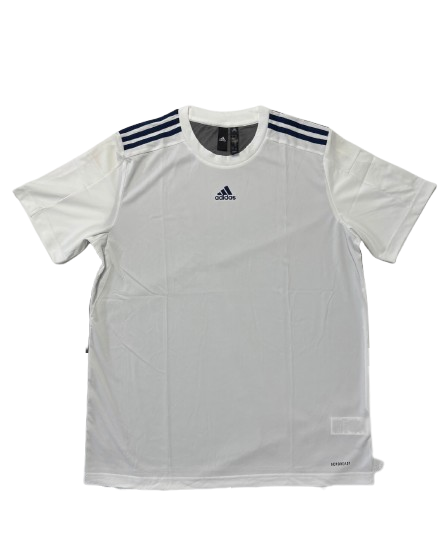 Adidas Aeroready White & Grey Training T-Shirt - L