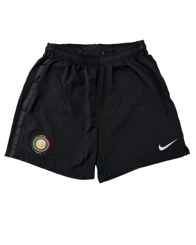 Nike Inter Milan Black Football Training Shorts - XS | Waist: 26"