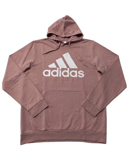 Adidas Essentials Mauve Pink Logo Hoodie