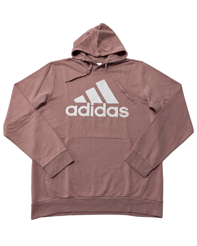 Adidas Essentials Mauve Pink Logo Hoodie