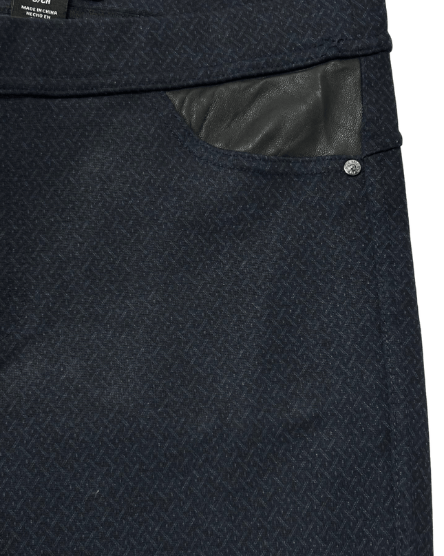 DKNY Jeans Black Stretch Tailored Bootcut Flare Trousers