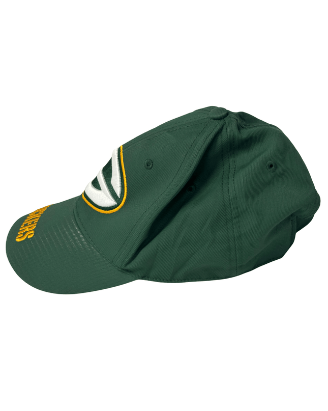 NFL Team Apparel Green Bay Packers Forest Green Velcro Cap
