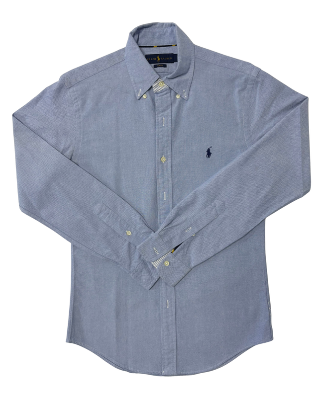Ralph Lauren Slim Fit Light Blue Oxford Button-Down Shirt