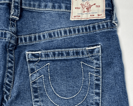 True Religion Bobbi Baggy High Rise Wide Leg Jeans