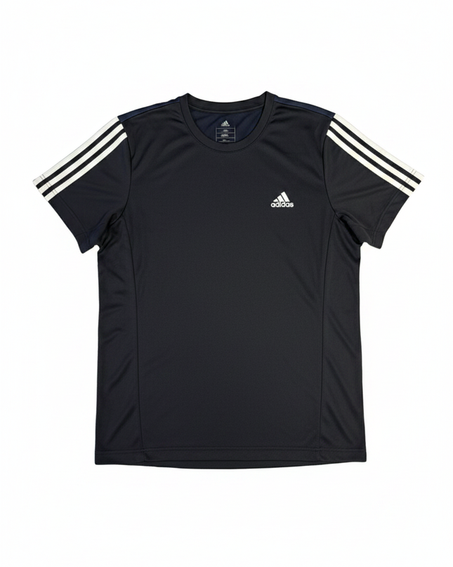 Adidas Black 3-Stripes Performance Training T-Shirt