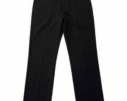 Chaps Men's Classic Black Straight Leg Dress Pants