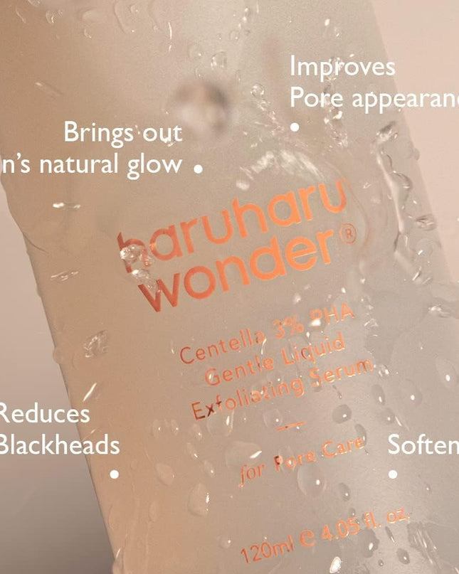 Haruharu Wonder Centella 3% PHA Gentle Liquid Exfoliating Serum