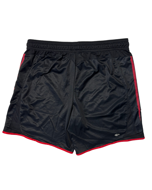 Adidas AC Milan Black & Red Football Shorts - L | Waist: 34"
