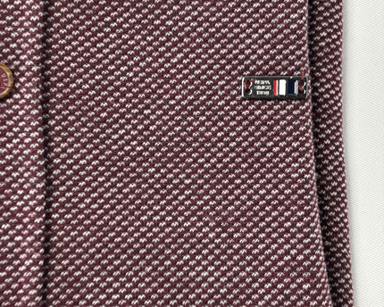 U.S. Polo Assn. Burgundy Textured Knit Shirt - S