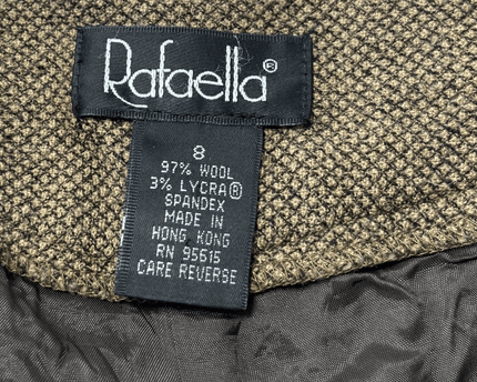 Vintage Rafaella Wool Blend High-Waisted Trousers