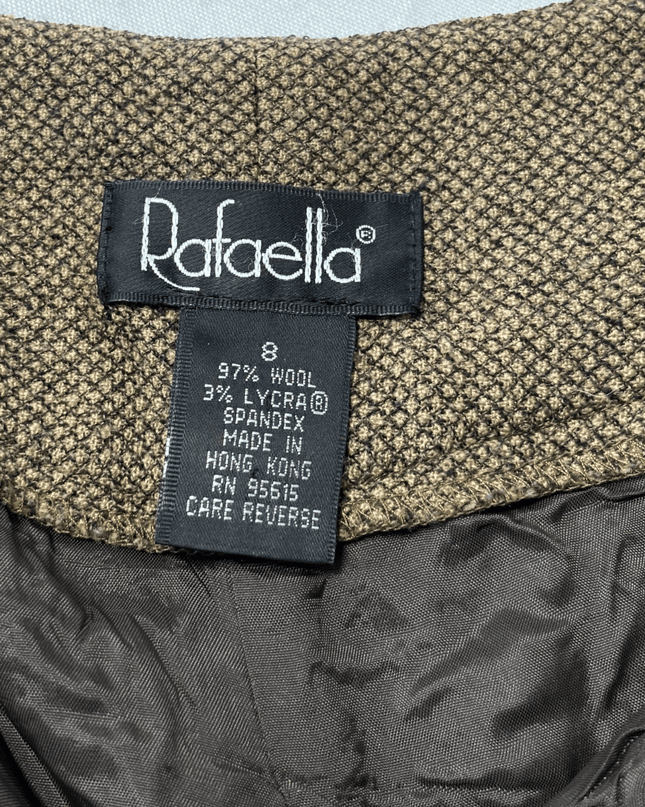 Vintage Rafaella Wool Blend High-Waisted Trousers