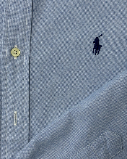 Ralph Lauren Slim Fit Light Blue Oxford Button-Down Shirt