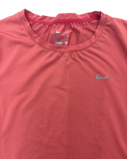 Nike Dri-FIT Coral Pink Women’s Performance T-Shirt - S