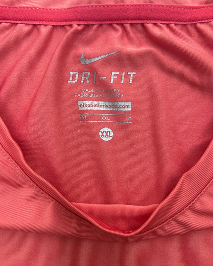 Nike Dri-FIT Coral Pink Women’s Performance T-Shirt - S