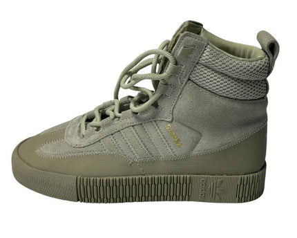 Adidas Olive Green Sambarose High Top Platform Boots