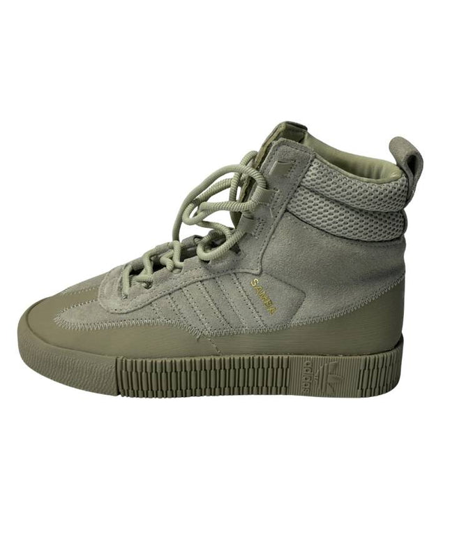 Adidas Olive Green Sambarose High Top Platform Boots
