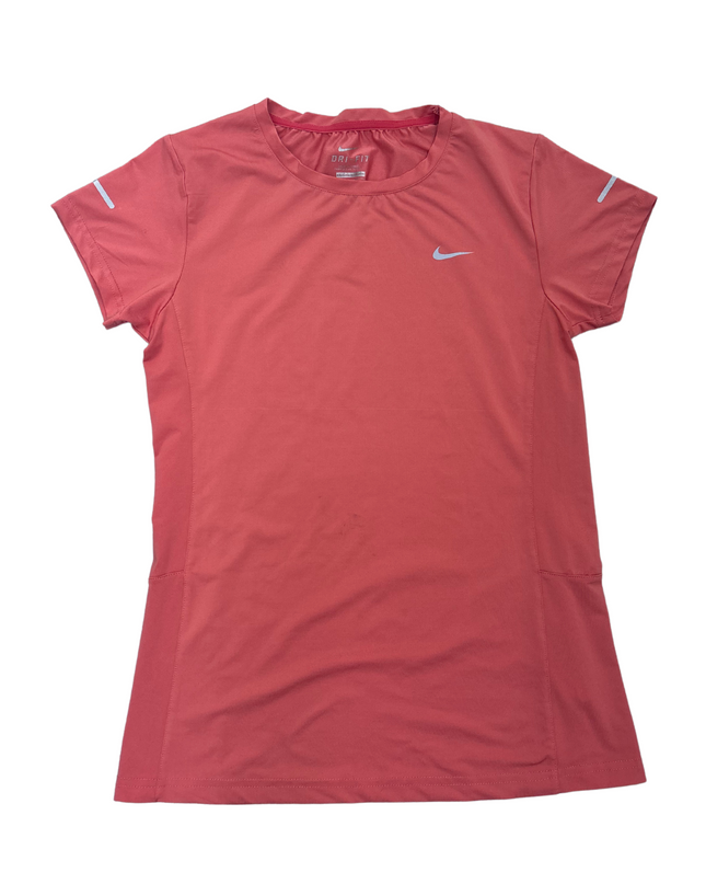 Nike Dri-FIT Coral Pink Women’s Performance T-Shirt - S