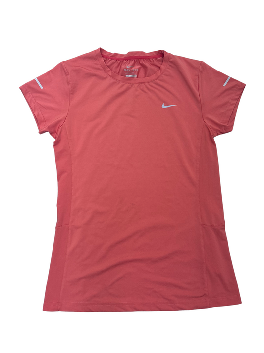 Nike Dri-FIT Coral Pink Women’s Performance T-Shirt - S