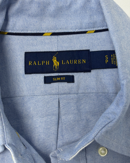 Ralph Lauren Slim Fit Light Blue Oxford Button-Down Shirt