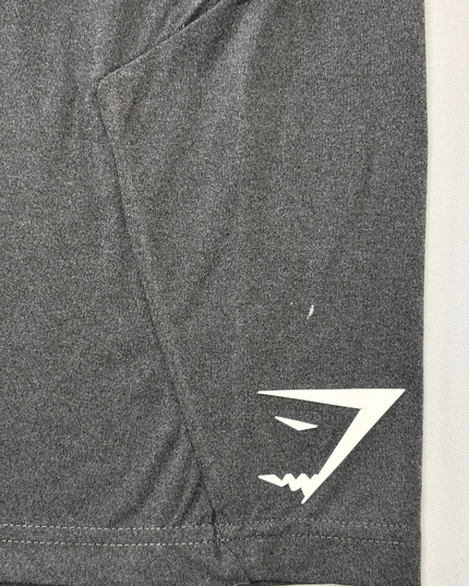 Gymshark Dry Charcoal Gray with Zip Pockets Training Shorts