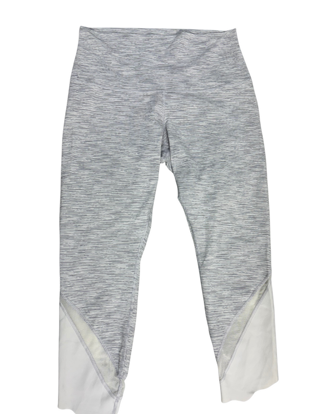 Lululemon Mesh Panel Leggings - Light Grey Heather - S