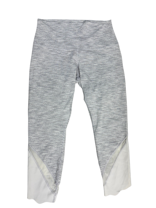 Lululemon Mesh Panel Leggings - Light Grey Heather - S