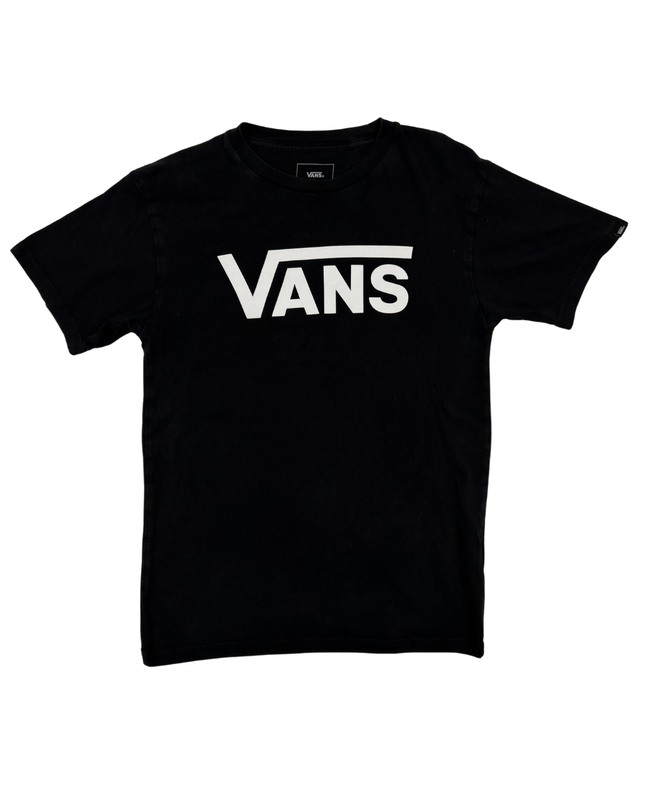 Vans Classic Black Box Logo Skate T-Shirt - XS