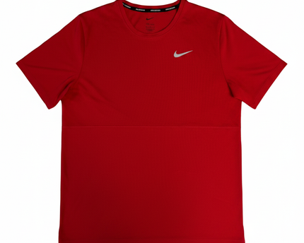 Nike Red Men's Dri-FIT Running Sports T-Shirt