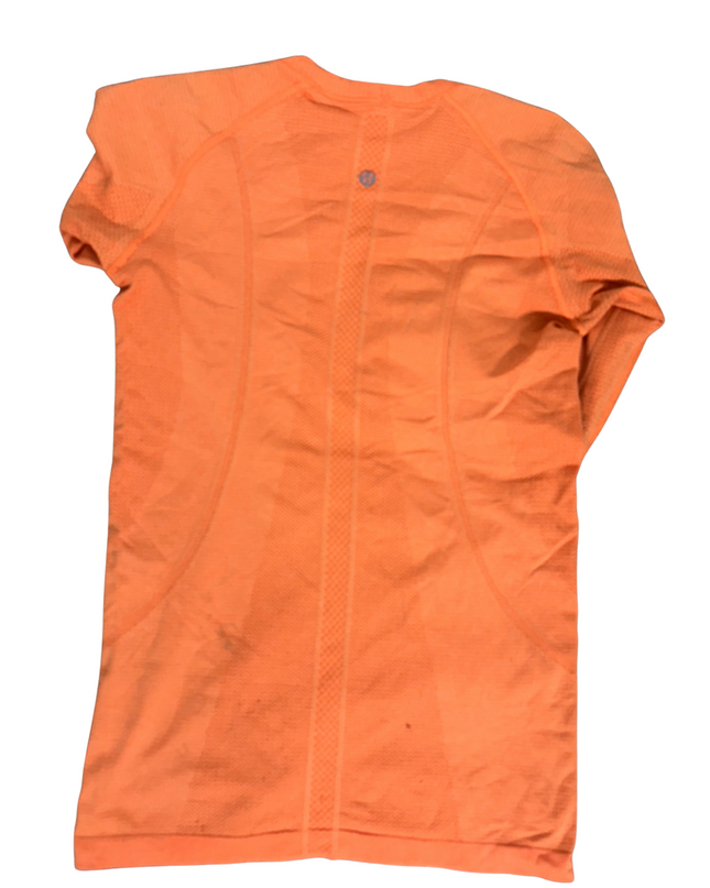 Lululemon Swiftly Tech Long Sleeve Crew - Orange - XS