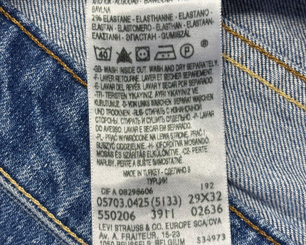 Levi's Blue Demi Curve Skinny Jeans