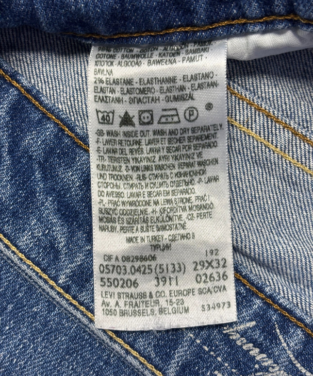 Levi's Blue Demi Curve Skinny Jeans