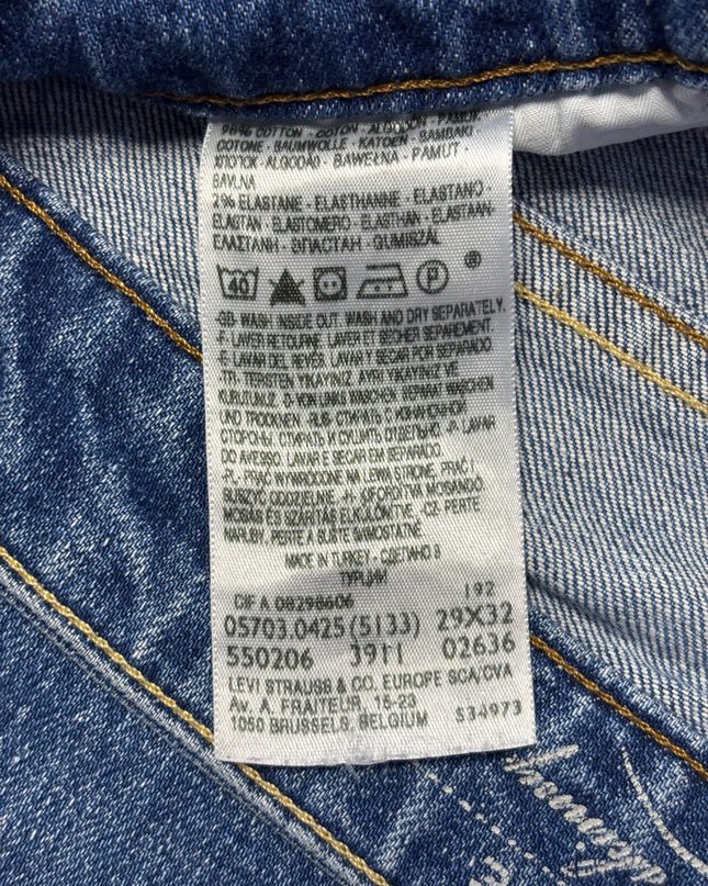 Levi's Blue Demi Curve Skinny Jeans