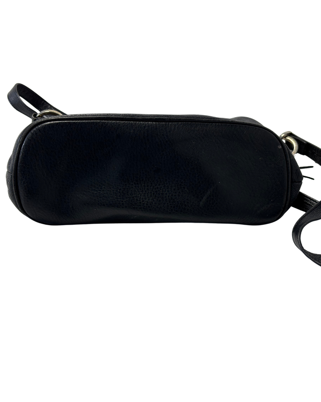 Michael Kors Black Pebbled Leather Small Crossbody Bag