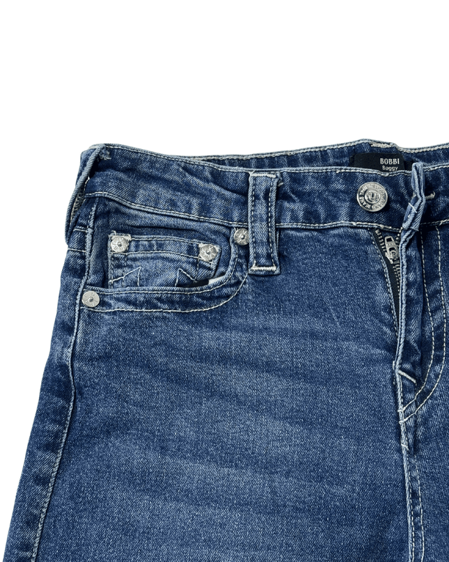 True Religion Bobbi Baggy High Rise Wide Leg Jeans