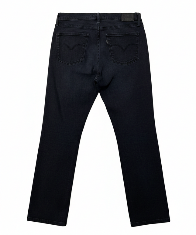 Levi's 724 High Rise Straight Leg Black Jeans
